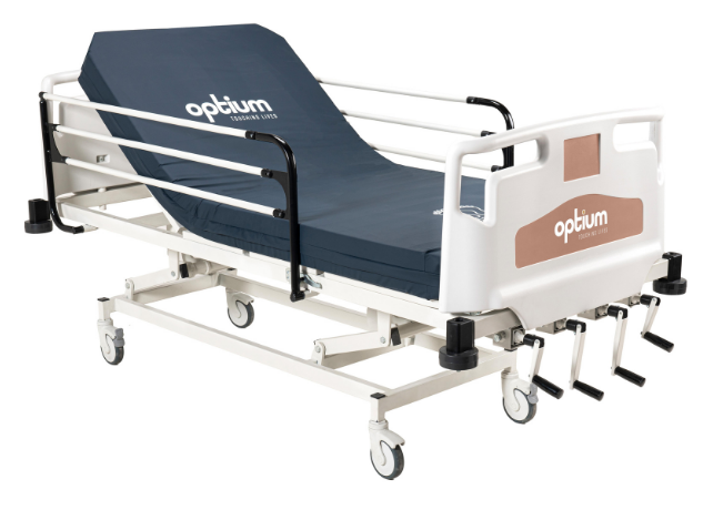 Manual Patient Care Bed, 4 Cranks